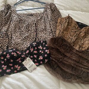 Leopard Print Women's Top